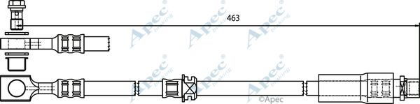 APEC BRAKING Pidurivoolik HOS3749